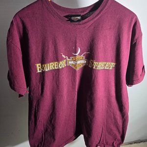 Harley Davidson Motorcycles Bourbon Street New Orleans LA Men's XL